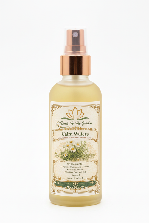 Calm Waters Chamomile Tea Tree Facial Tonic - Balancing natural face toner