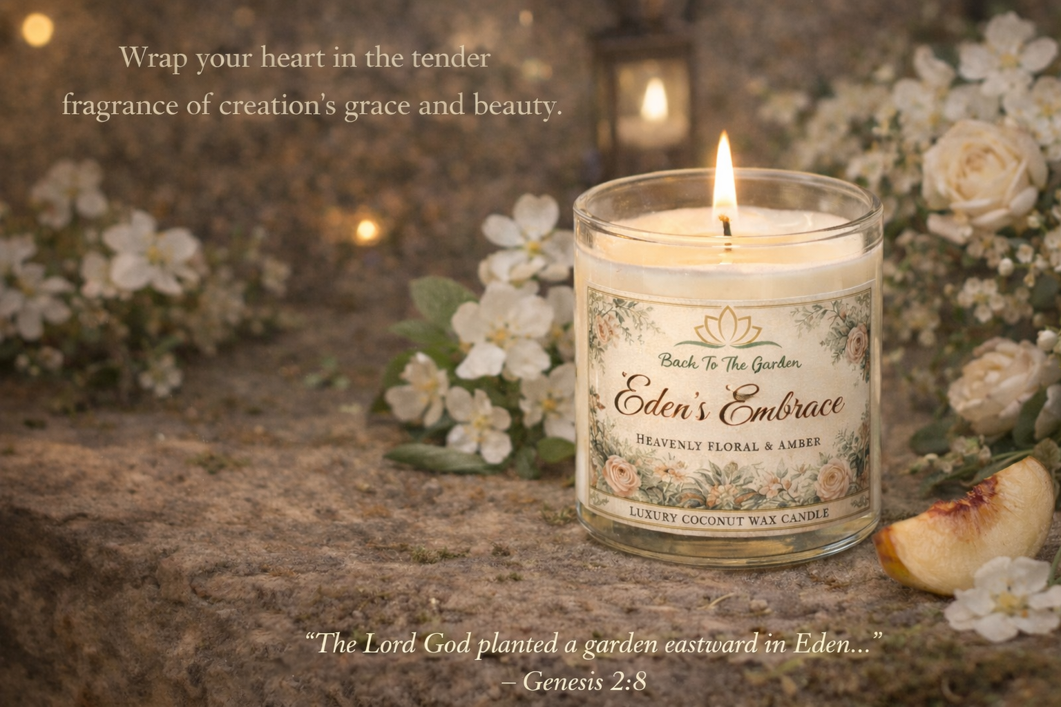 Eden's Embrace - Luxury Coconut Wax Candle