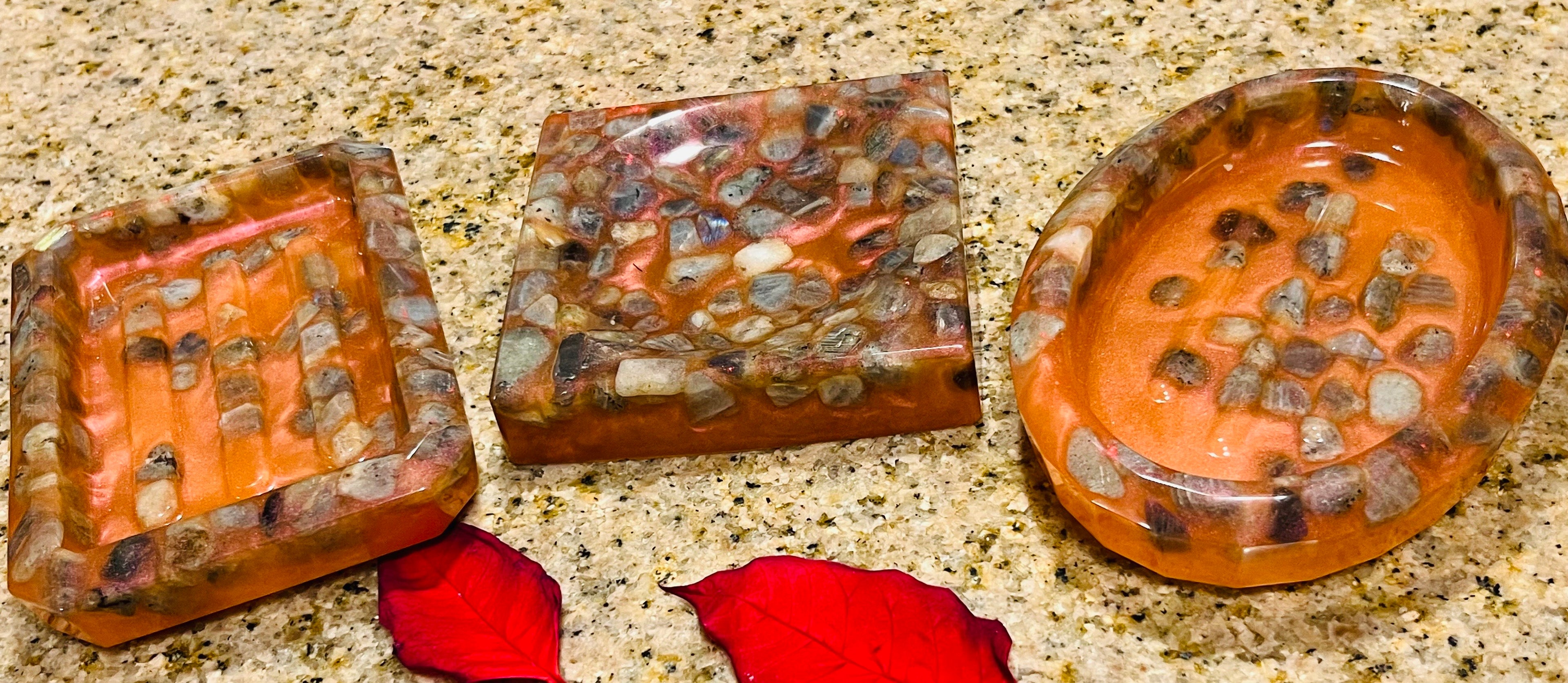 Handmade Acrylic Soap Dishes