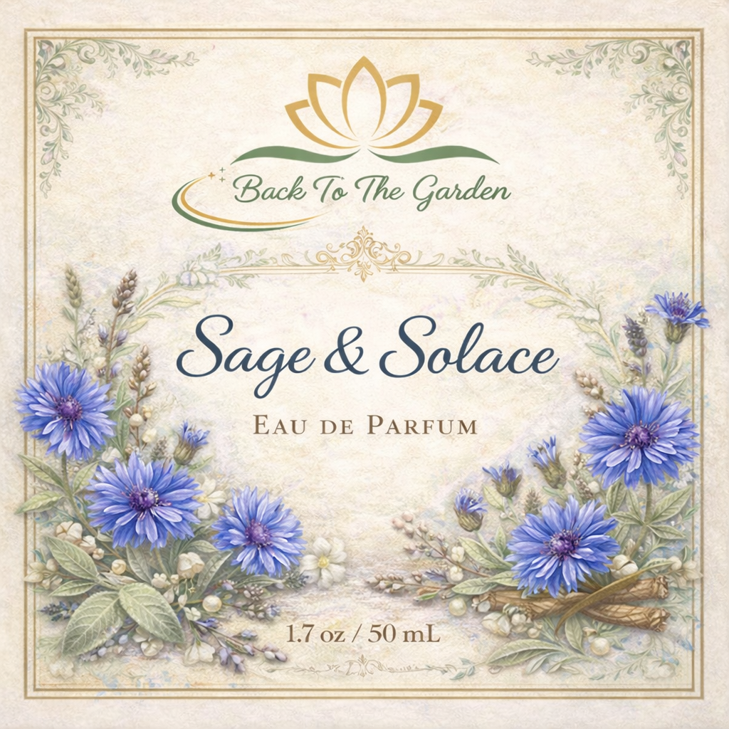 Sage & Solace Eau de Parfum - Calming herbal luxury perfume

