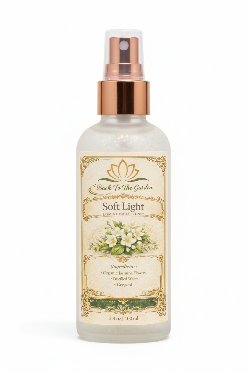 Soft Light Jasmine Facial Tonic - Soothing jasmine face toner for radiant skin
