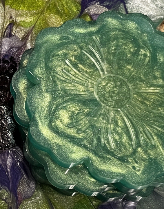 Handmade Acrylic Coasters and Trays