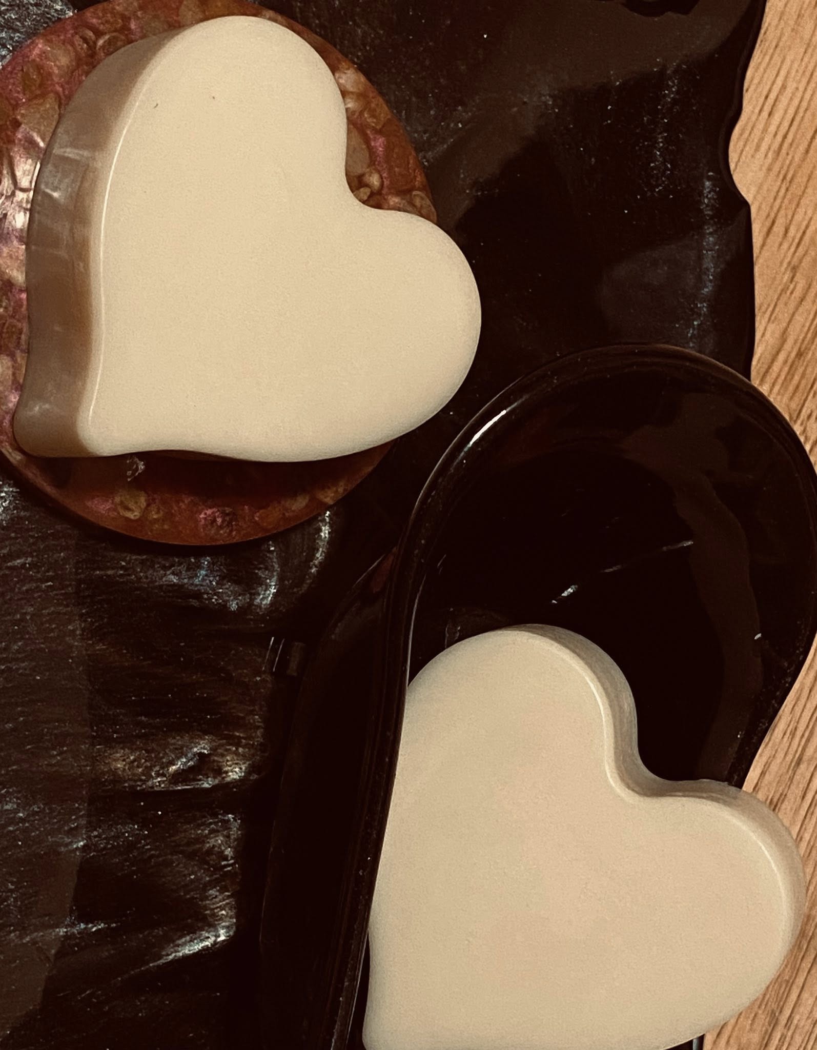 Pumpkin Spice Solid Lotion Bar - Medium Heart