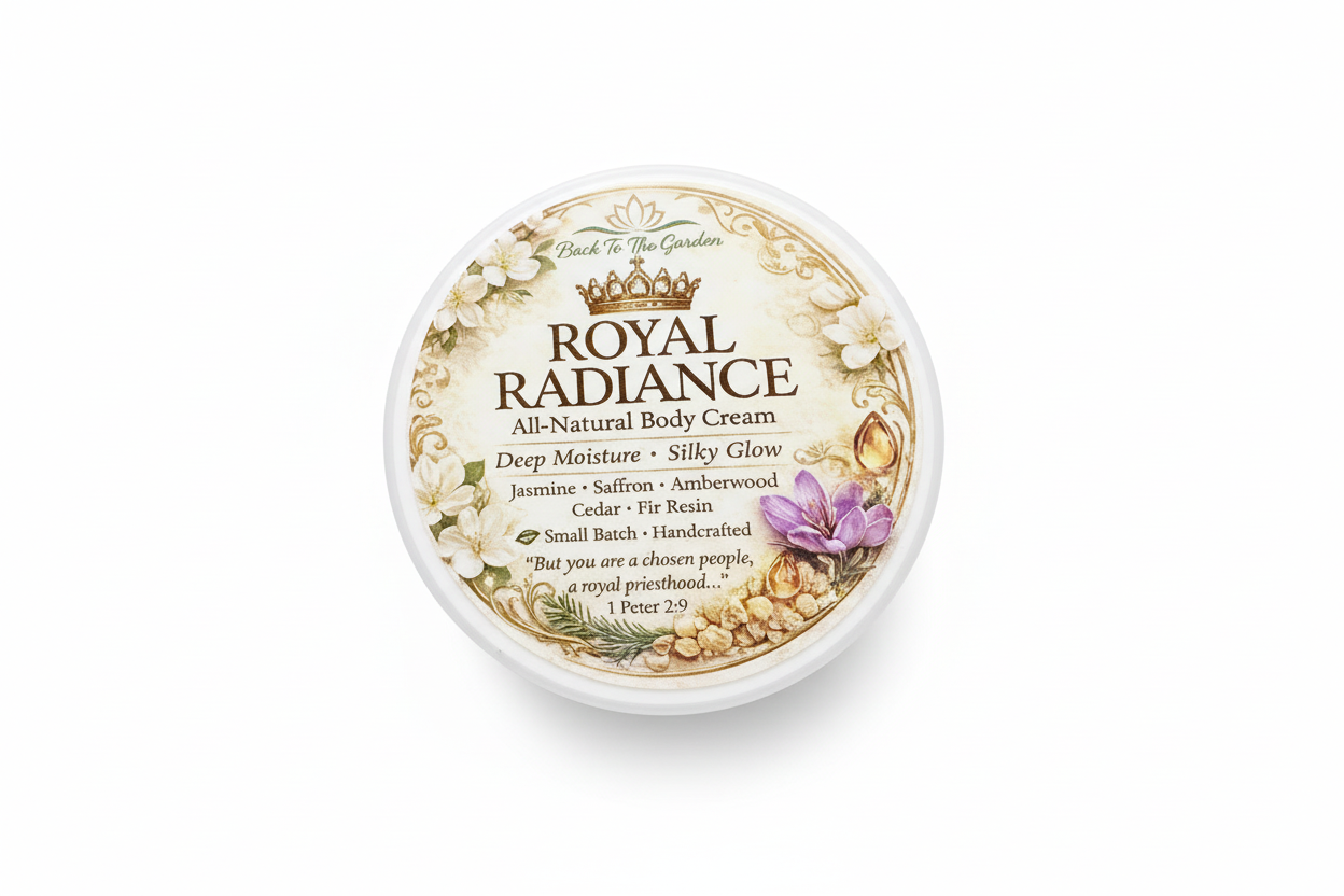 Royal Radiance All-Natural Body Cream - Premium nourishing body moisturizer
